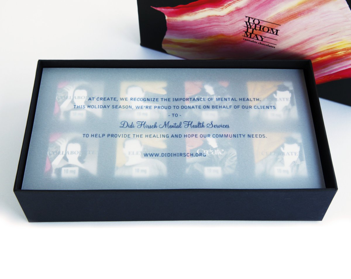 CreateAdGroup's tweet image. #TeamCreate values mental health, and this year our holiday gifts keep giving. Whether our clients were looking to break free from ordinary brainstorming, or looking to lift their spirits from the stress of the holidays, these unique chocolates were just the trick.