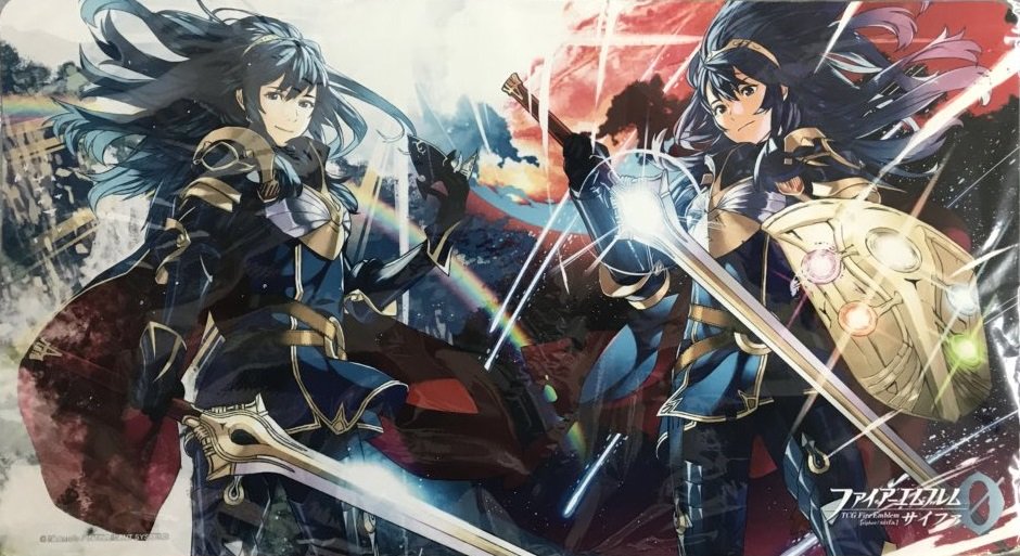 ファイアーエムブレムサイファのプレイマット品出ししました。 ルキナ