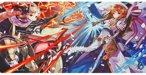 ファイアーエムブレムサイファのプレイマット品出ししました。 ルキナ