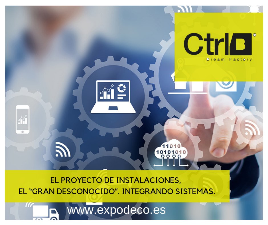 EXPODECOes's tweet photo. Ctrlb, en la ponencia que han preparado para #ExpoDeco2019 nos hablarán sobre su especialidad: la integración de sistemas en un mismo canal.

¿Todavía no has reservado tu entrada?
👉https://t.co/Aay8vs7Fbt
·
·
·
#arquitectura #decoracion #interiorismo #diseño #domotica #sistemas https://t.co/0PJOLxrolx