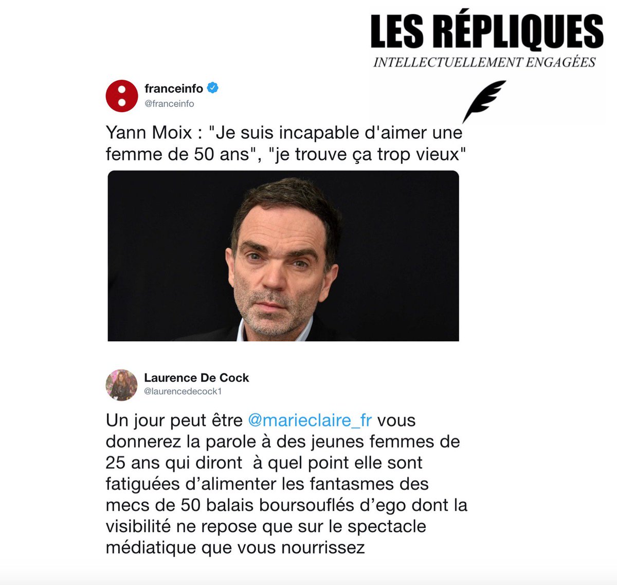 La dernière interview de Yann Moix au magazine <a href="/marieclaire_fr/">Marie Claire</a> et son message aux femmes de 50 ans

@laurencedecock1