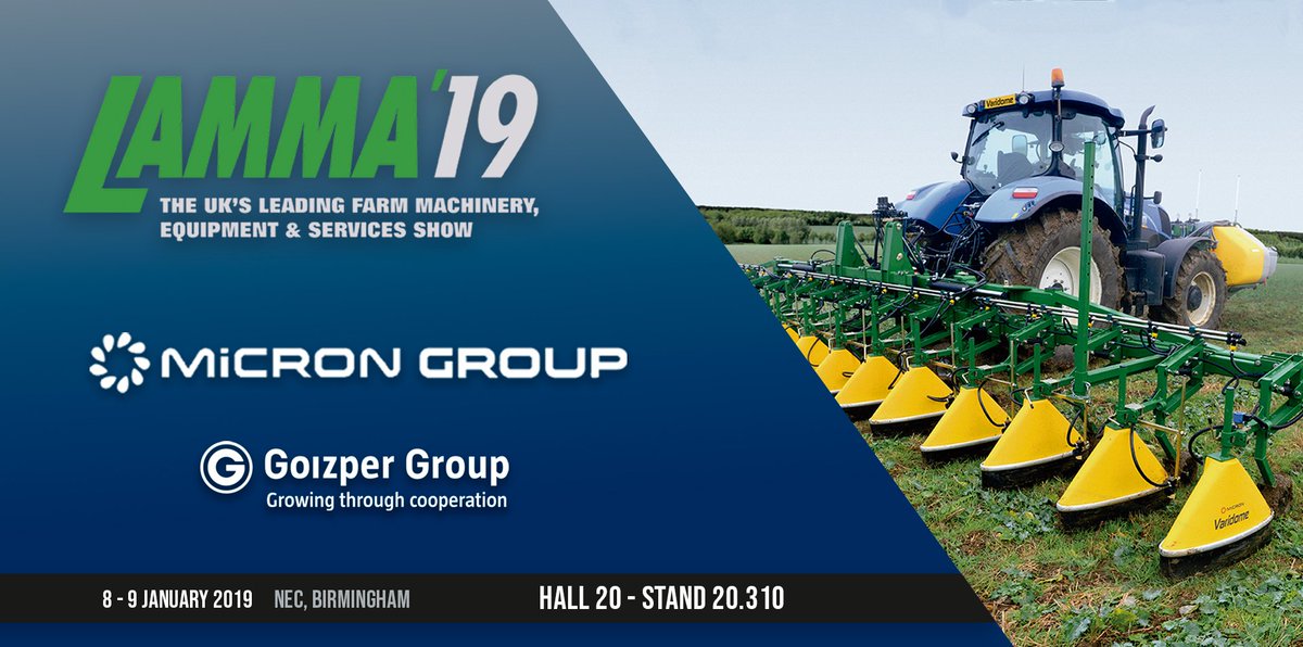 Matabi Pulverizadores (@matabisprayers) on Twitter photo <a href="/matabisprayers/">Matabi Pulverizadores</a> #Micronsprayers y #Landrooter participarán en el próximo <a href="/lammashow/">LAMMA Show</a> que comienza mañana en Birmingham, B40 1NT, Reino Unido.
En nuestro Stand (Hall 20 - Stand 20.310) podréis encontrar todas las novedades.
¡Visitamos el 8 y 9 de enero! <a href="/matabisprayers/">Matabi Pulverizadores</a> #Micronsprayers y #Landrooter participarán en el próximo <a href="/lammashow/">LAMMA Show</a> que comienza mañana en Birmingham, B40 1NT, Reino Unido.
En nuestro Stand (Hall 20 - Stand 20.310) podréis encontrar todas las novedades.
¡Visitamos el 8 y 9 de enero!