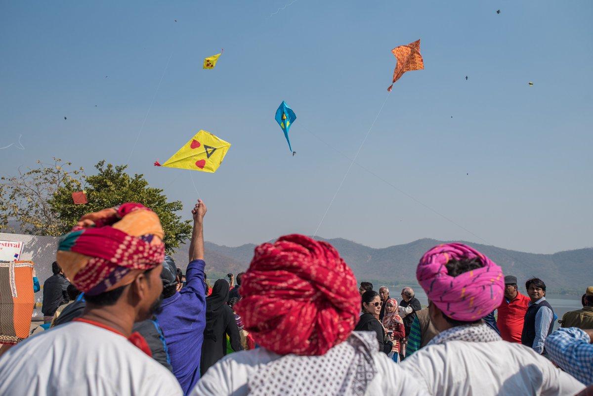 Festival of kite flying uttrayan/makarsankratri