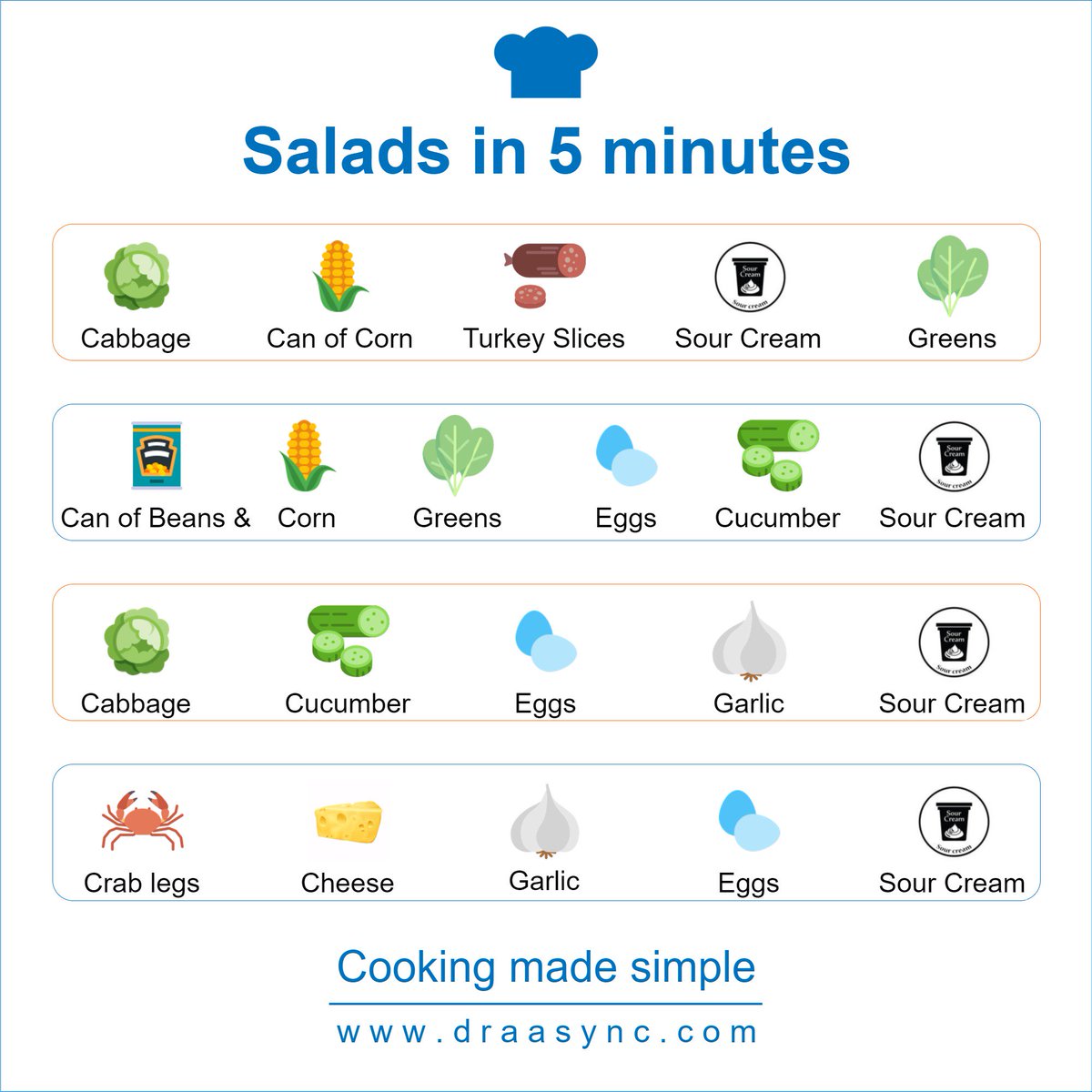 draasync's tweet image. Healthy Salads to make in just 5 minutes!
#healthylifestyle #healthyrecipes #healthyfood #healthy #health #healthyeating #healthymeals #healthier #healthyweightloss #healthyhabits #healthybody #instagood #instayum #yum #yummycooking #yummy #nomnom #nom #yum #healthfreak #salad