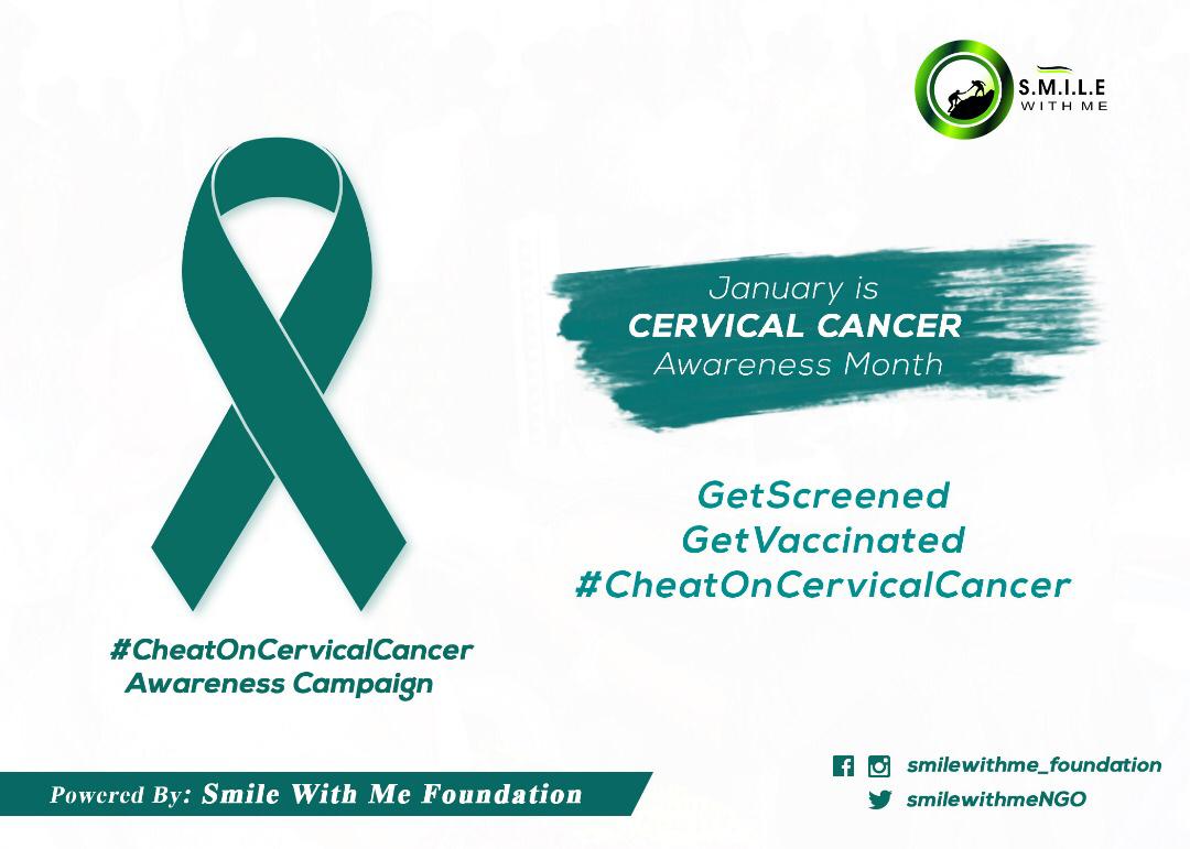 lanioyekunle's tweet image. Join @SMILEWithmeNGO as they take on a ride on #CheatOnCervicalCancer by 7pm. 

Let&apos;s #CheatOnCervicalCancer 
#CheatOnCervicalCancer