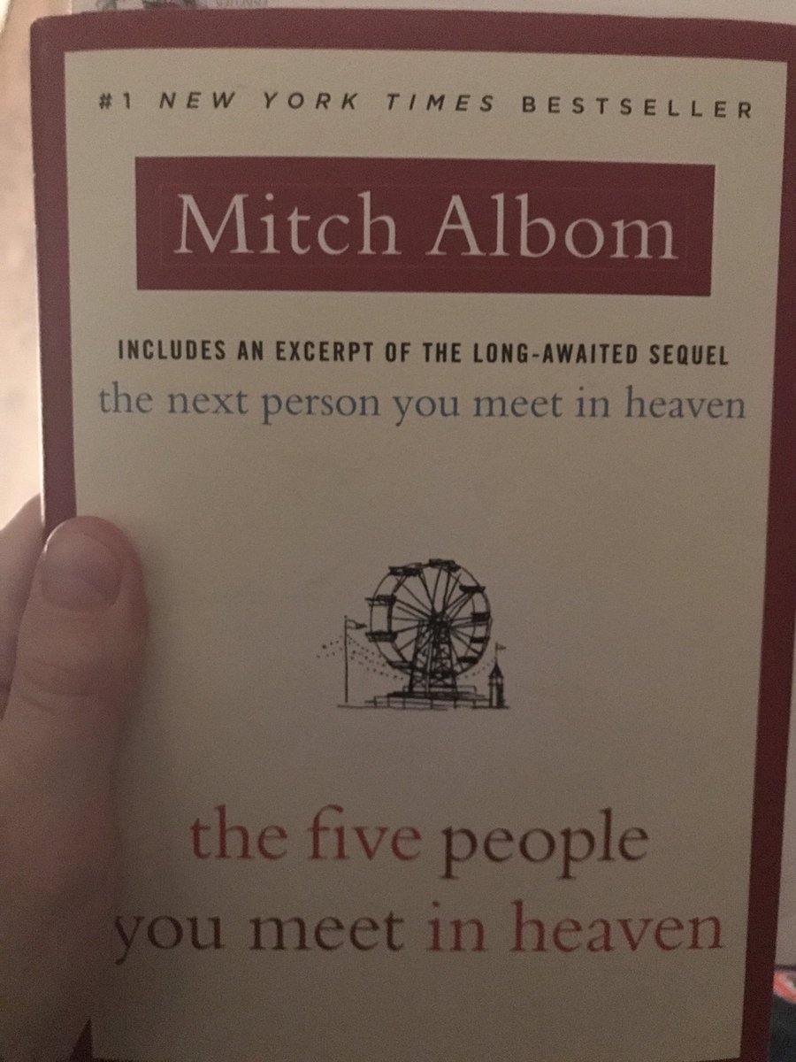RobinDB8coach's tweet photo. Finished my first book of 2019! I can never get enough of @MitchAlbom ‘s books! Haven’t read this one in about 7 years... it was a great journey with Eddie once again. Looking forward to finally reading the new sequel I received in October! #30minaday https://t.co/pu6tRmXaod