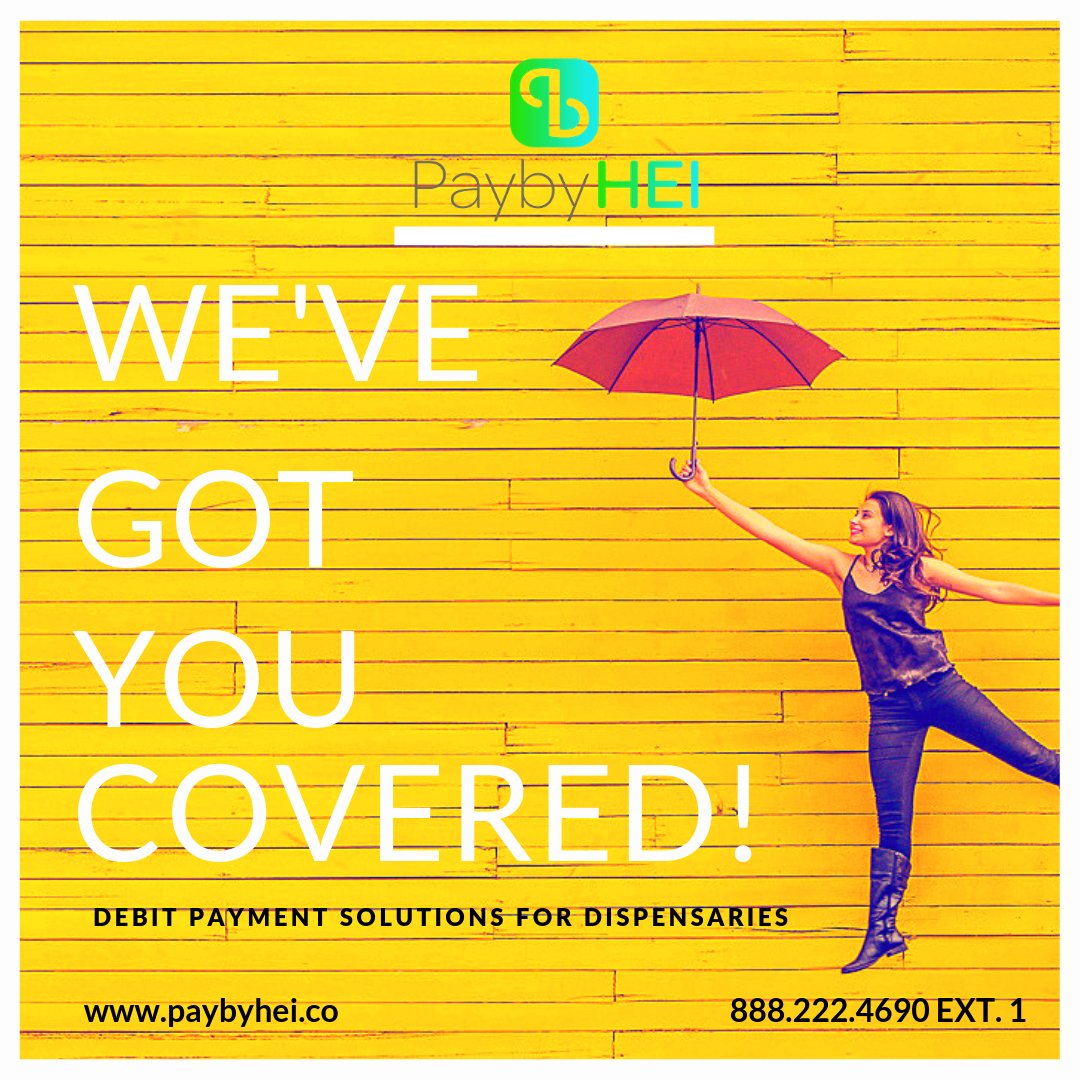 PayByHEI's tweet photo. #wegotyoucovered guys! Give us a call at 888-222-4690 Ext 1 so that we can assist you with #pin #debitcardprocessing #payment solutions for your #cannabis business #MedicalMarijuana #420dispensaries #uk #ct #maryland #RhodeIsland https://t.co/hEpxUgNxG6