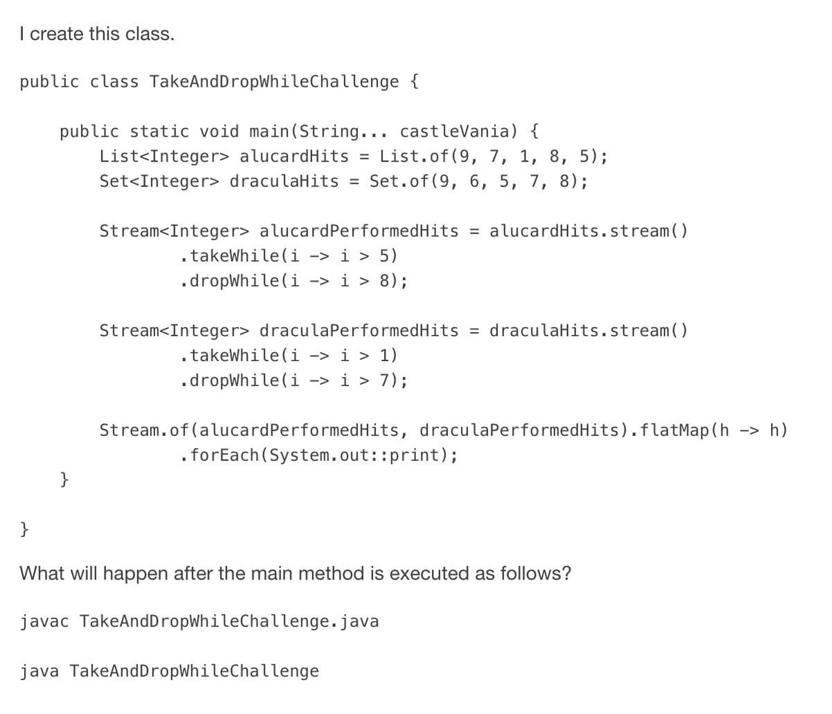 java's tweet image. Solve this #Java challenge on Streams 

@RafaDelNero 
#JavaDevGym 

*Login to participate in the tournament series* ora.cl/Lr4Me