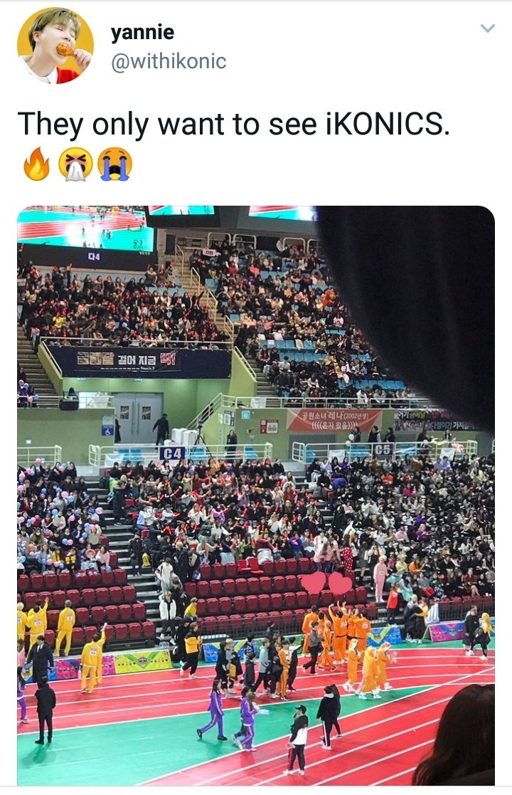 ACTJISUS's tweet photo. "iKON x iKONICS only have each other" IM 😭😭😭😭 #iKONOnISAC https://t.co/aaXvCcL1Le