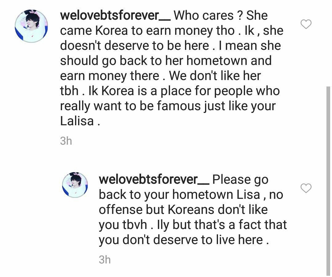 rladmsfk's tweet photo. #RespectLisa 💜💜💜
#Army_purple_Lisa https://t.co/vgtNMu3Yyl