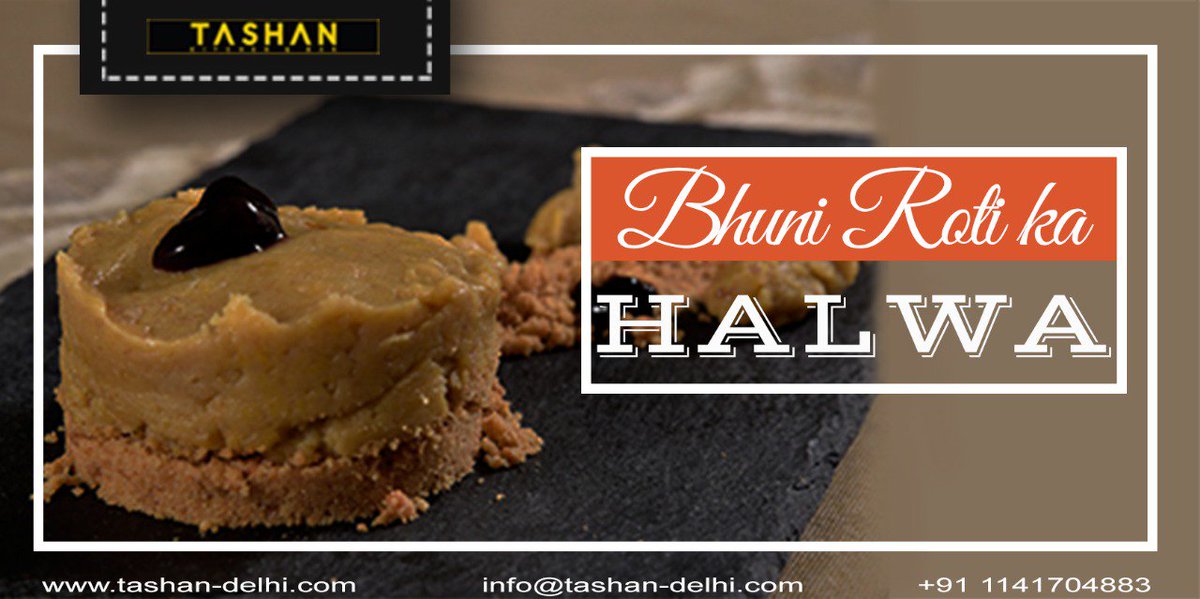InfoTashan's tweet photo. We might have a western style, but our heart loves home

Isliye, Meethe mein Bhuni Roti Ka Halwa!

#dessert #bhunirotikahalwa #halwa  #home #2019 #lovehome #gharkakhaana #tashan #tashankitchen&amp;bar #restaurant #finedining #bar #fusionfood #contempraryindianfood #gk2 #delhi https://t.co/oi4dpsES6k