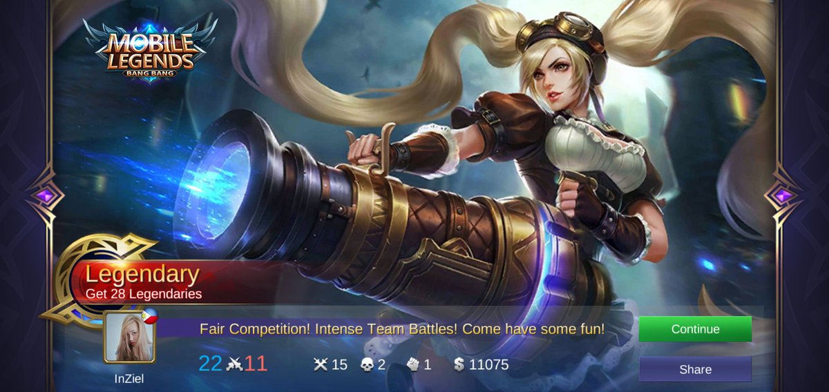 iynuhfeliza's tweet photo. Wala na akong daliri mamaya 🤣💪🏻 #MobileLegends #MOBA #Layla #Legendary #hashtagpamore hahahahahhaahha https://t.co/SGSCD7Lwxe