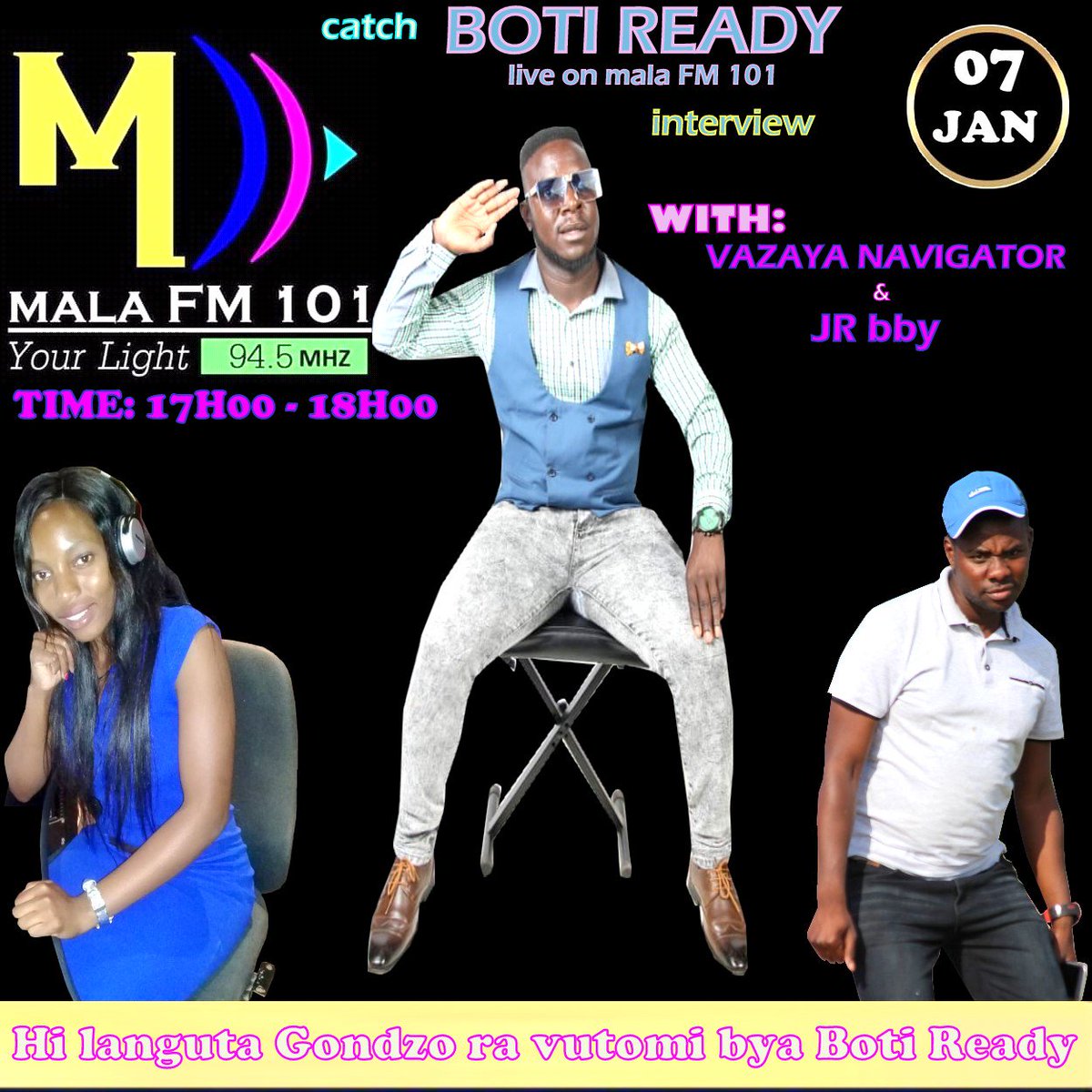 NevigatorK's tweet photo. #DRIVE101 @MALAFM101
A hi hlangani ka Gondzaaa ra #BotiReady 
@BotiReady 
@MabasaRodney 
@HobyaniJessica 
@ndzivalelo71 https://t.co/2CciIeRmPj