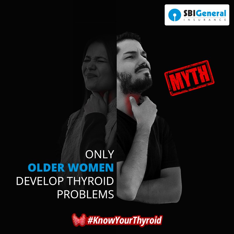 sbigeneral's tweet photo. Men can get thyroid issues too. Hypothyroidism, deficiency of thyroid hormone, can happen to anybody over 35 years of age. #KnowYourThyroid https://t.co/3QwhBZIdMt