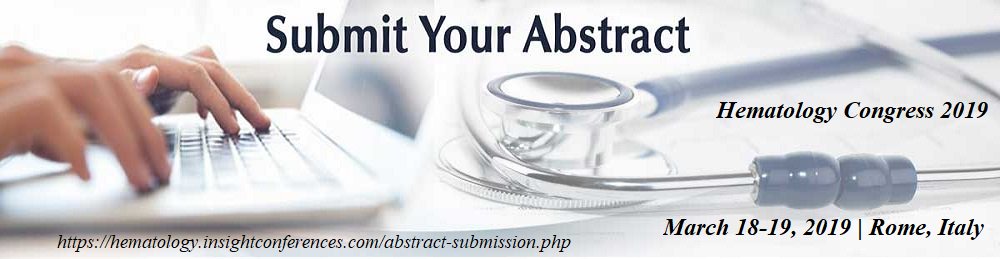 HematologstsCnf's tweet photo. You are invited to speak at #Hematology_Congress_2019 in Rome during March 18-19, 2019. Visit https://t.co/RtcDm7pK9z
Submit your research and get register to book your slot. #Vascular_hematology #Leukemia #cordblood #Blood_Disorders #Blood_Transfusion #Immunohematology & many. https://t.co/paqweHg8V6