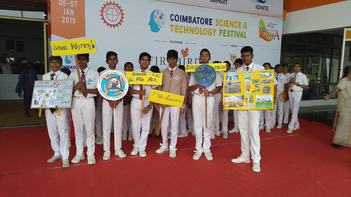 CSTFEvent's tweet image. Coimbatore Science &amp;amp; Technology Festival conducted Innovation &amp;amp; Creativity exhibits for aspiring future young minds. Check out the presentation of creative ideas &amp;amp; working models from the participated pavilions.

#CSTF #CelebrateCoimbatore