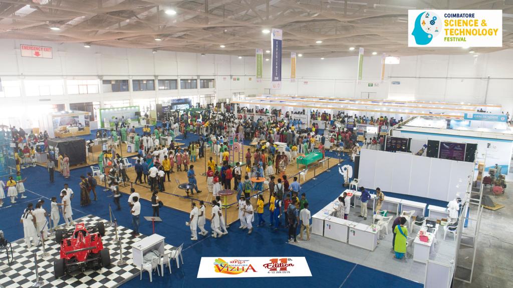 CSTFEvent's tweet image. Coimbatore Science &amp;amp; Technology Festival conducted Innovation &amp;amp; Creativity exhibits for aspiring future young minds. Check out the presentation of creative ideas &amp;amp; working models from the participated pavilions.

#CSTF #CelebrateCoimbatore