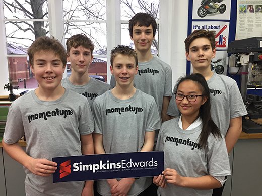 SimpkinsEdwards's tweet photo. Only a few days to go now until the SW regionals! We wish our very own #TeamMomentum the best of luck ahead of Wednesday. #F1inschools @F1inschoolsuk @Exeterschooluk https://t.co/KXxaV7cyob