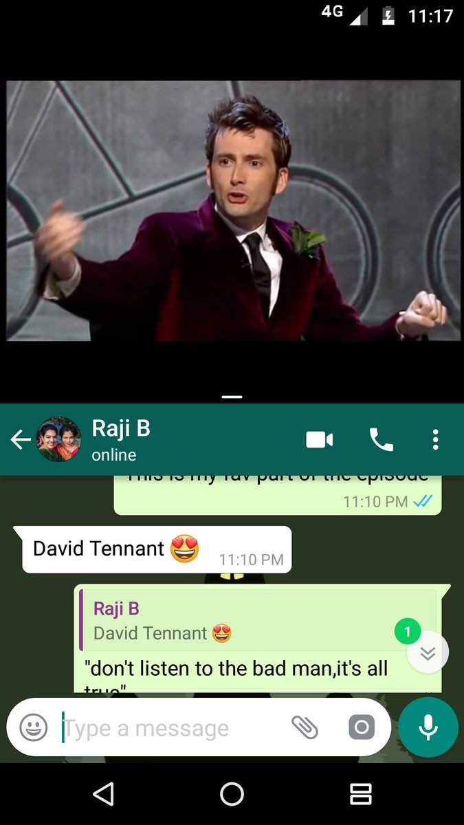 Since both of us were at our own homes we did a long distance QI date while fangirling over the most beautiful man, David Tennant.