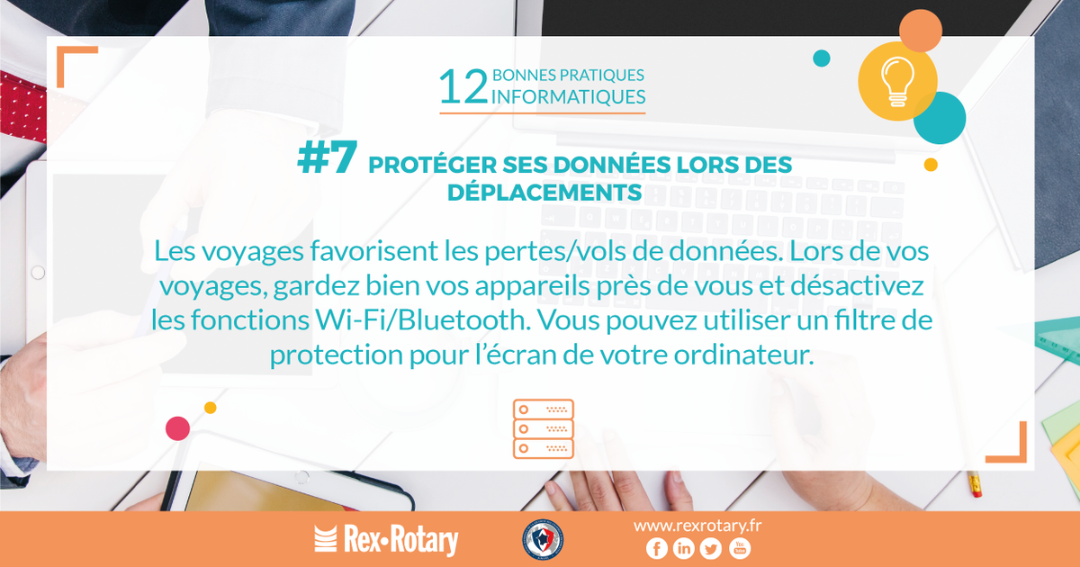 RexRotaryFrance's tweet photo. Vous souhaitez voyager davantage en 2019 ? Méfiez-vous des bornes Wi-Fi publiques, rarement sécurisées. Cryptez vos données avec votre empreinte digitale (pour les Iphones) ou paramétrez votre téléphone dans la rubrique sécurité, pour empêcher l'accès à tous vos fichiers. https://t.co/rstQCvIeUq