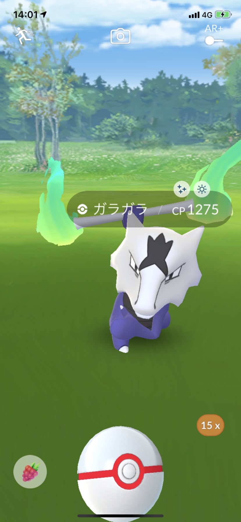 ちゃな むむっー ポケモンgo アローラガラガラ色違い 仕事初め T Co Bmknlgv5zn Twitter