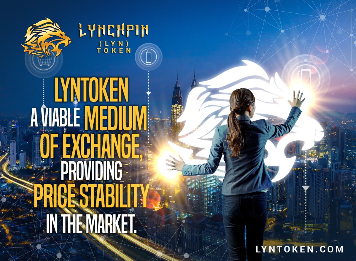 There's little value in cryptocurrencies because most tokens don't have a real use. What we're trying to do is create real value by making our Lyn token a viable medium of exchange; therefore providing price stability in the market. 
#ico #ethereum #bitcoin #tokensale #crwodsale