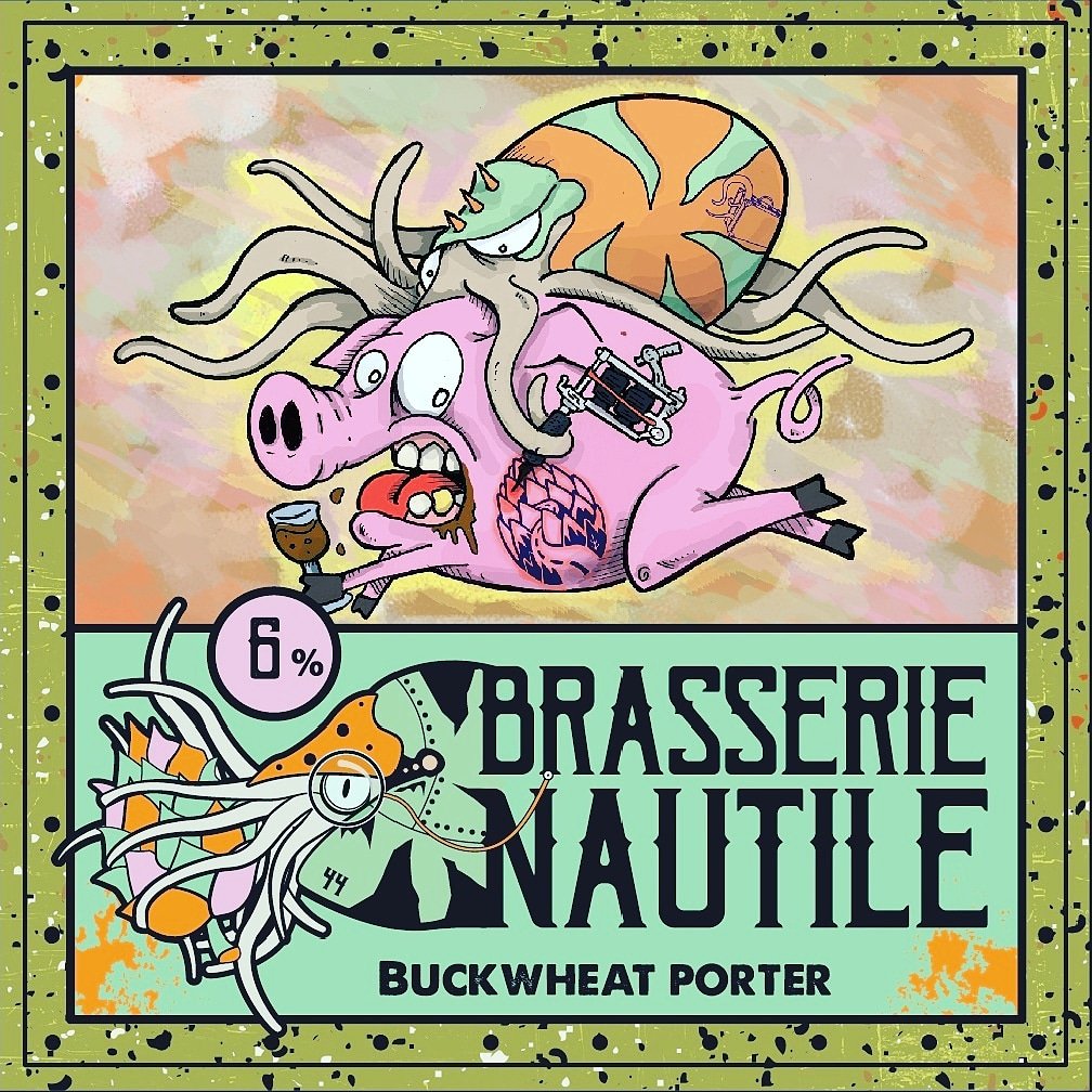nautile_bieres's tweet photo. Notre collab avec Piggy Brewing Company et Hoppy Road arrive !
Un porter au sarrasin #beer https://t.co/YRPv0uHQf5
