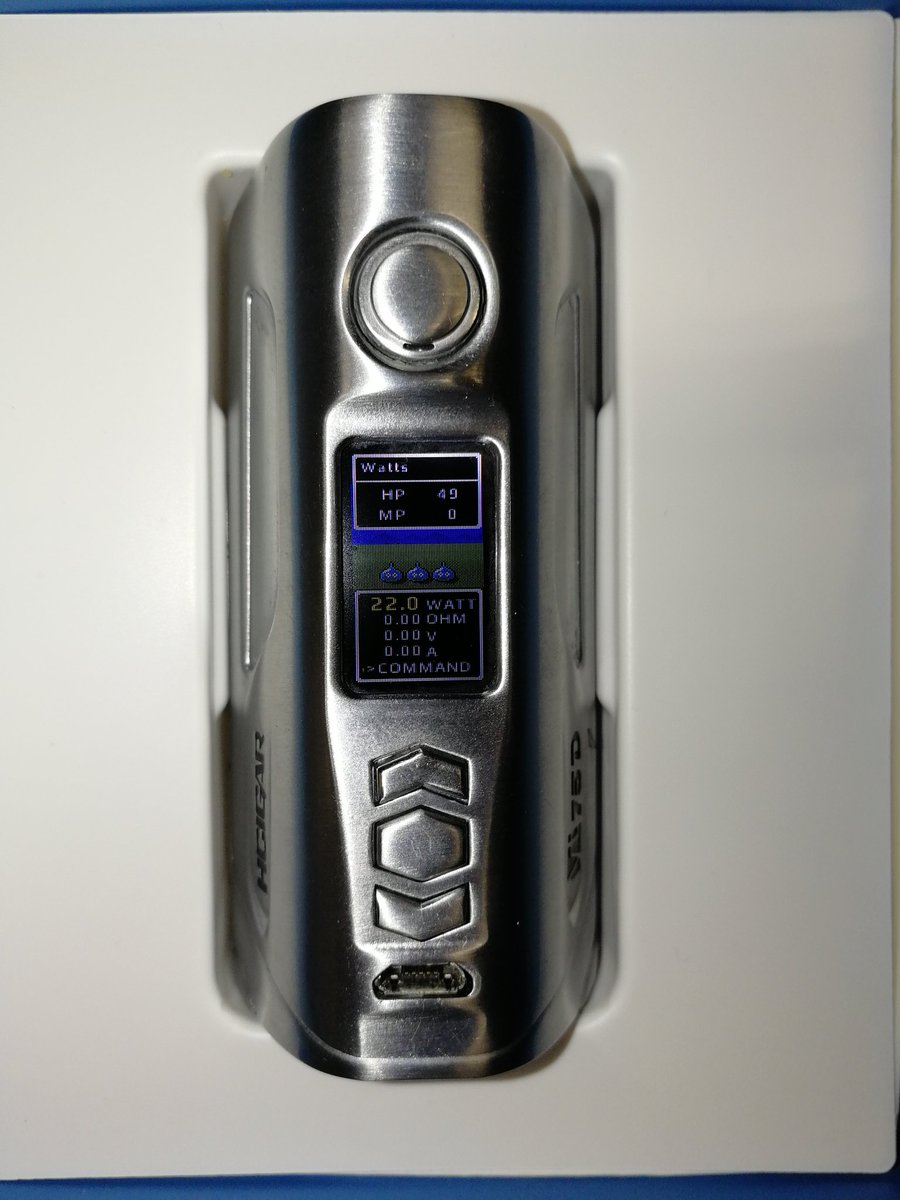 nk_vaper's tweet photo. HCIGARのVT75D！

DNA基盤だからカスタマイズできるのは楽しいw https://t.co/r8PIsZx9kE