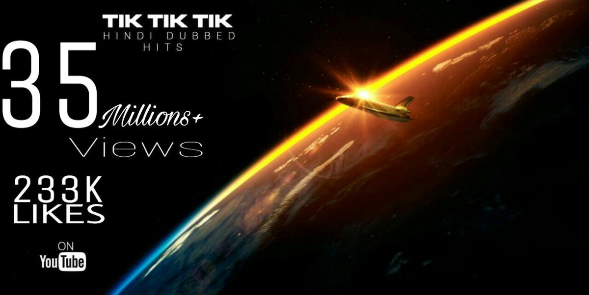 JayamRavi_fire's tweet photo. #TikTikTik Hindi Dubbed Crossed 35 Million+ Views 💪💪

#TikTikTikHindiDubbedHits35MViews
@actor_jayamravi @ShaktiRajan 😍😘💐  @immancomposer
@shiyamjack @JabaksMovies #Tiktiktik #Jayamravi https://t.co/siz0j6Bgbs