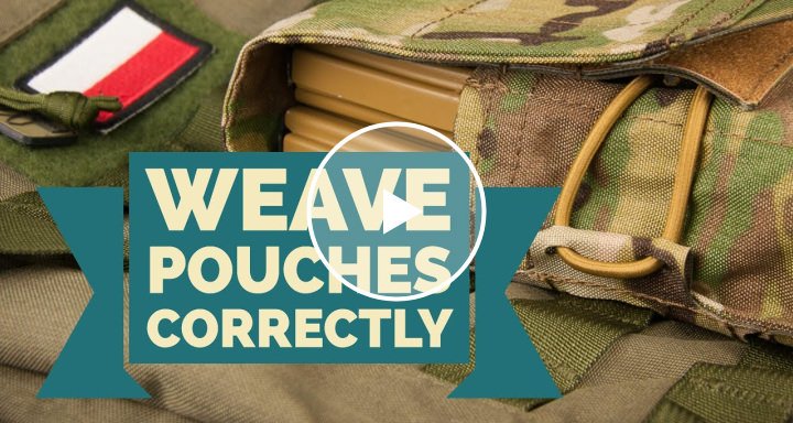 Weave your MOLLE pouches CORRECTLY tacticaltwo.com/articles/weave… #tactical #airsoft #video