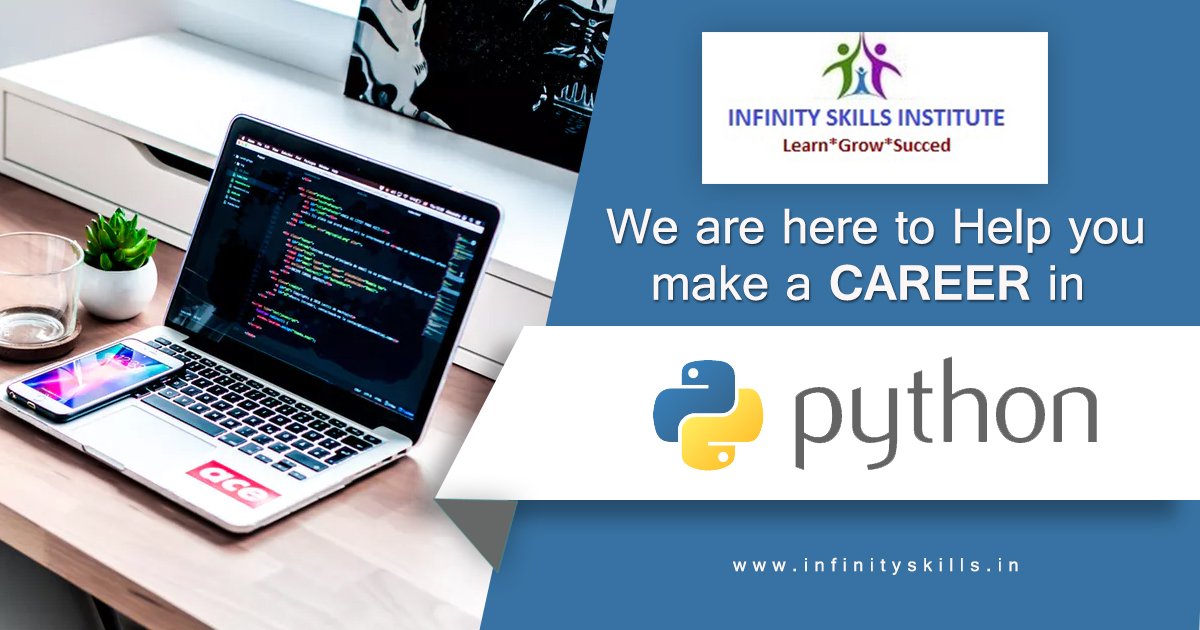 InfinitySkills1's tweet photo. New to Python programming language? Want to make a career in IT? We are here to help you make a career in Python. Contact us today for more details.
#Python #ProgrammingLanguage #ITCareer #InfinitySkills https://t.co/QoEoqYxN85