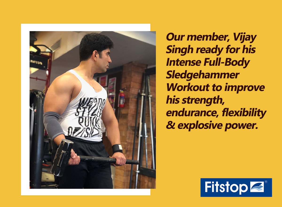 Fitstop15's tweet photo. Smash your workout with a sledgehammer
#fitstop #fitstopgym #sector15 #faridabad #gym #workout #motivation #exercise #staystrong #fitness #sledgehammerworkout #sledgehammer https://t.co/vz79i7oL86