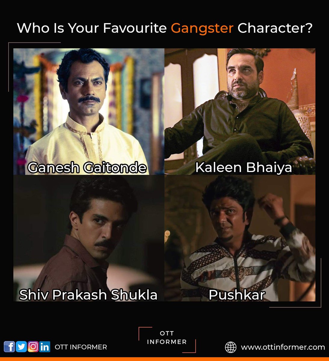 OTTInformer's tweet photo. Tell Us!
.
#mirzapurmemes #mirzapuramazon #SacredGames #Rangbaaz #Smoke https://t.co/0rK0oaky9J