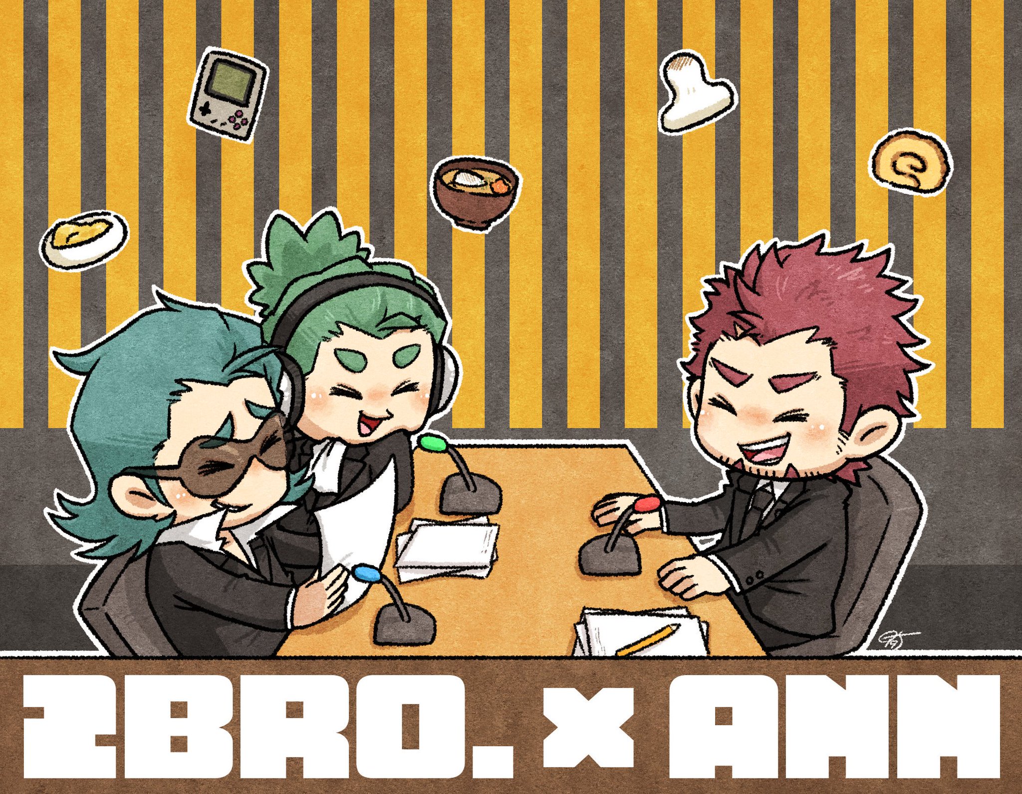 995 ｷｭｳｷｭｳｺﾞ Pa Twitter ということで 2bro オールナイトニッポンやっと聴けたので記念イラストを オールナイトニッポンデビューおめでとうございます お疲れ様でしたー W タイトルコールからのぱーぱらっぱ で感動してジーンとして