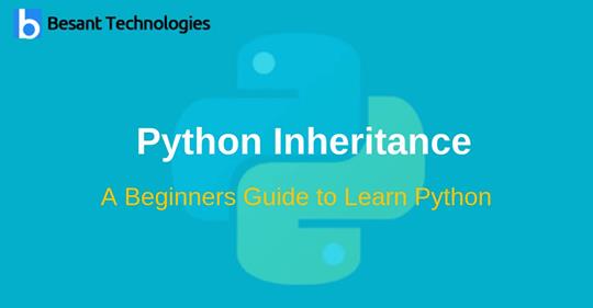 besanttech's tweet image. Python supports inheritance, it even supports #multipleinheritance. #Classes can inherit from other classes. ... A class which inherits from a superclass is called a subclass, also called heir class or child class.
CALL NOW: 9962528294