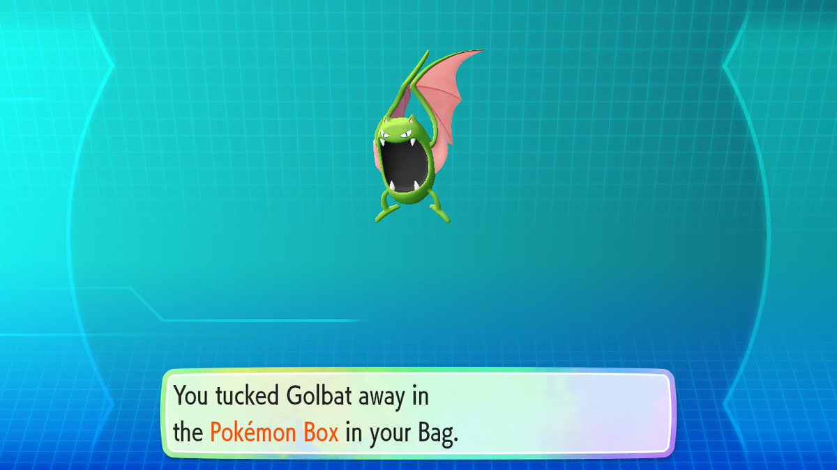 #PokemonLetsGo #NintendoSwitch Still looking for Shiny Lickitung but I'm really lucky and got a Shiny Graveler and Golbat!