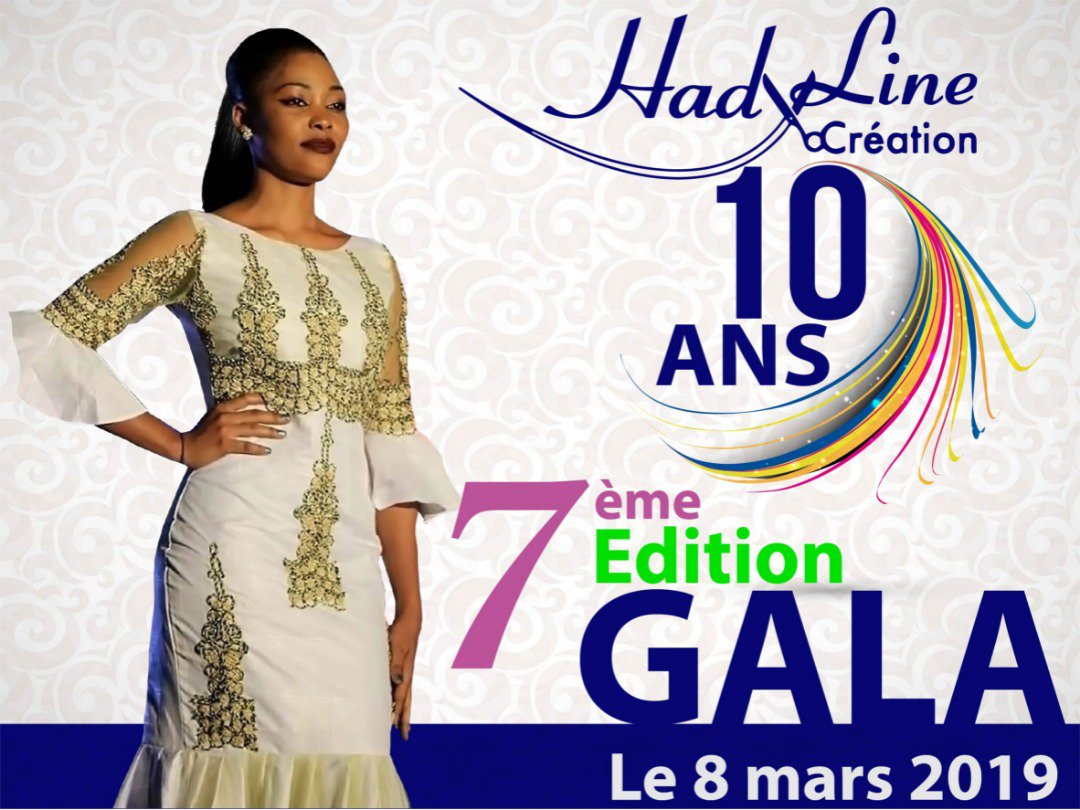 Journée internationale de la Femme 8 Mars 10 ans de HADYLINE ACT 7 du Gala. Au programme :
- Défilé de mode classique : le Niger a l'honneur
- Défilé des femmes rondes 
- Défilé des stylistes Nigeriens
- Animations culturelles
-Ventes Privées
-Conferences
<a href="/HADYLINE1/">HADYLINE</a>