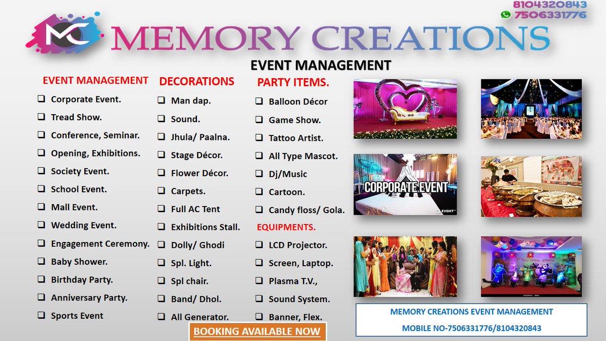 mc_memory44's tweet image. pls cntc memory creations event management'
