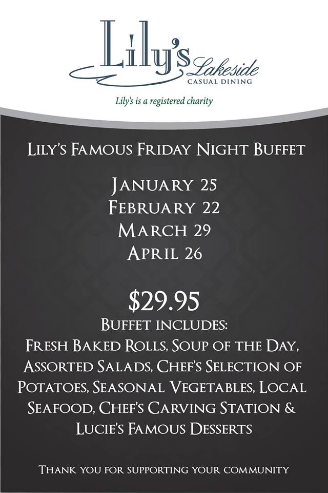 StonehammerGeo's tweet photo. Make your reservation today!  @lilyslakeside #fridaybuffet #visitsaintjohn https://t.co/EEwQTHQhcM