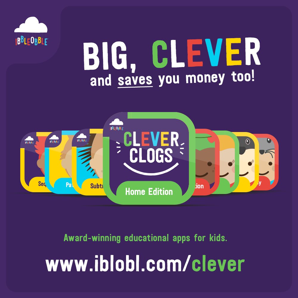 _iblobl's tweet photo. Award winning #educational #apps for #kids!
https://t.co/gHQtCGCLOH
#Clever #CleverClogs #Maths #math #mathematics #Games #Game #School #homeschooling #Schooling #primaryschool #Bundle #Bundles #AppStore #Apple #ClassKit #Class #Education #educationalgames https://t.co/RX975pB5Ck