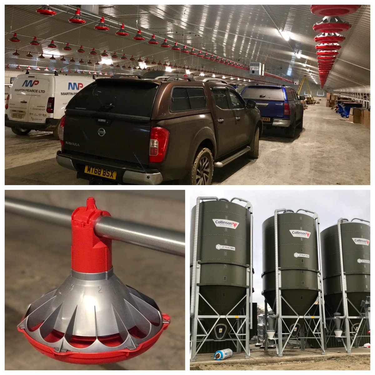 Malcolm and Isaccs next two sheds nearing completion. <a href="/Powell_Ltd/">Powell & Co Construction Ltd</a> <a href="/ConnopConcrete/">Connop & Son</a> <a href="/MartinPearce67/">Martin Pearce</a>. Complete <a href="/jfmckennaltd/">JF McKenna Ltd</a> supply with <a href="/fancombv/">Fancom</a> vent, <a href="/choretime/">Chore-Time</a> feeding, <a href="/lubinguk/">Lubing UK & Ireland</a> <a href="/CollinsonAgri/">Collinson Silos 🇬🇧</a> <a href="/HATO_lighting/">HATO Agricultural Lighting</a> #smarterforpoultry