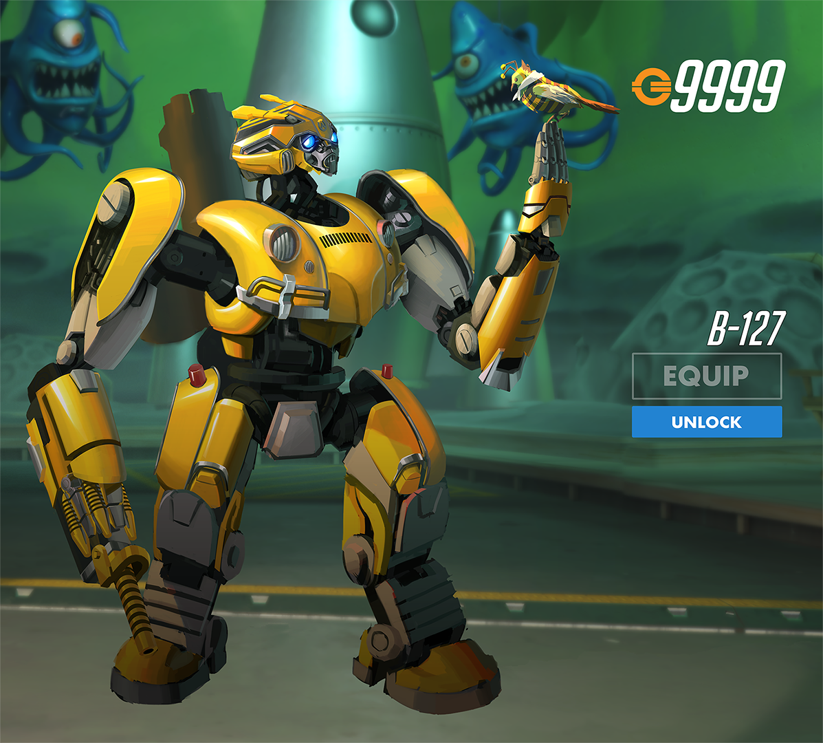 millionart's tweet photo. After watching the #BumblebeeMovie , I feel that the #Bumblebee and the  Bastion have many similarities, so I designed a set of skins according  to the movie prototype, and also designed a bee-dressed bird. 
https://t.co/g6d2pL1Whz
@PlayOverwatch @bumblebeemovie @transformers https://t.co/bFOStVKEZa