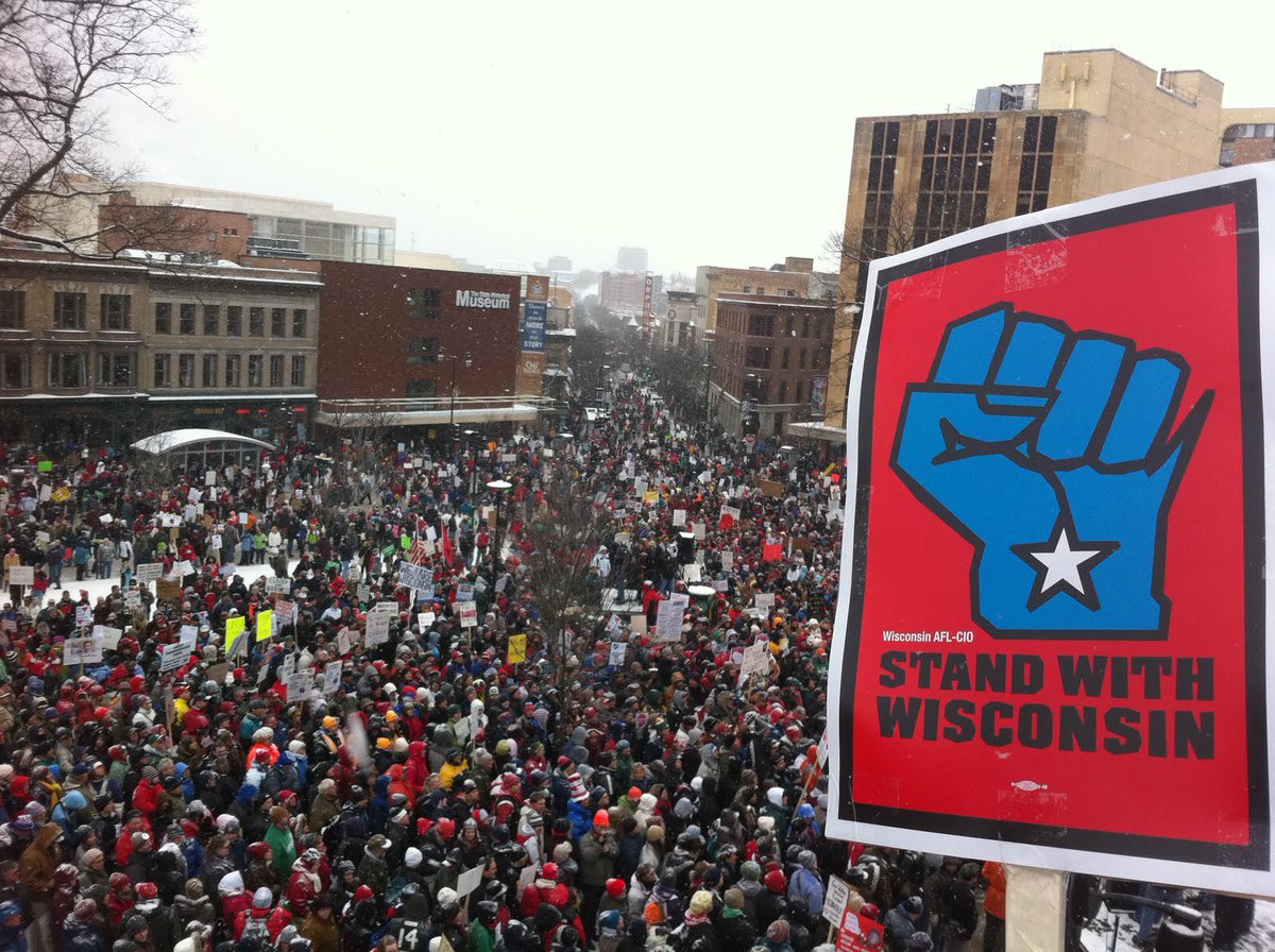 NicholsUprising's tweet photo. “The summer soldier and the sunshine patriot will, in this crisis, shrink from the service of their country; but he that stands by it now, deserves the love and thanks of man and woman.”
— Thomas Paine
Today belongs to the winter soldiers who stood steadily against Scott Walker. https://t.co/W4Su71PudP