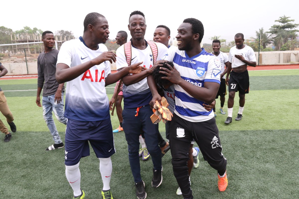 ASCGhana's tweet photo. @ASCGhana 0-0 @GhanaSpurs 

#ArsenalGhana🇬🇭
#AGG2018
#ArsenalGhanaGames https://t.co/JCIsAvpbox