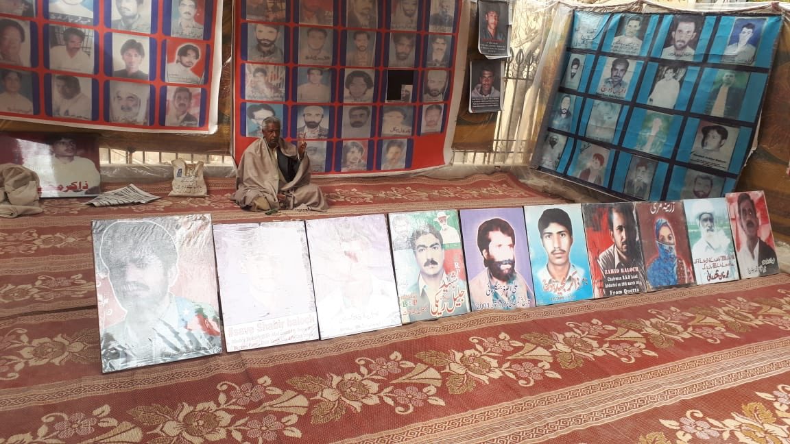 QadeerMama's tweet photo. Today it is the 3454th Day of token #hungerStrike of #VBMP. &amp; I will keep #VBMPProtestCamp continue till the last #BalochMissingPersons is not released. I appeal to all #HR orgs @UN &amp; @amnesty to put pressure on #Pakistan against #enforceddisappearances of #Baloch on daily basis https://t.co/fY8RTc0M0F