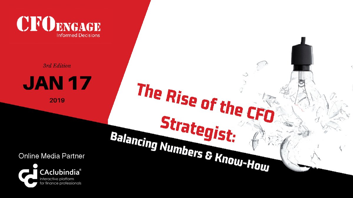 CAclubindia's tweet photo. Here's an exclusive opportunity to learn directly from the industry leaders at the "CFO Engage Summit".
Click (https://t.co/RzQPzsdzX8) to know more about the event. https://t.co/LXrxZQ46aE