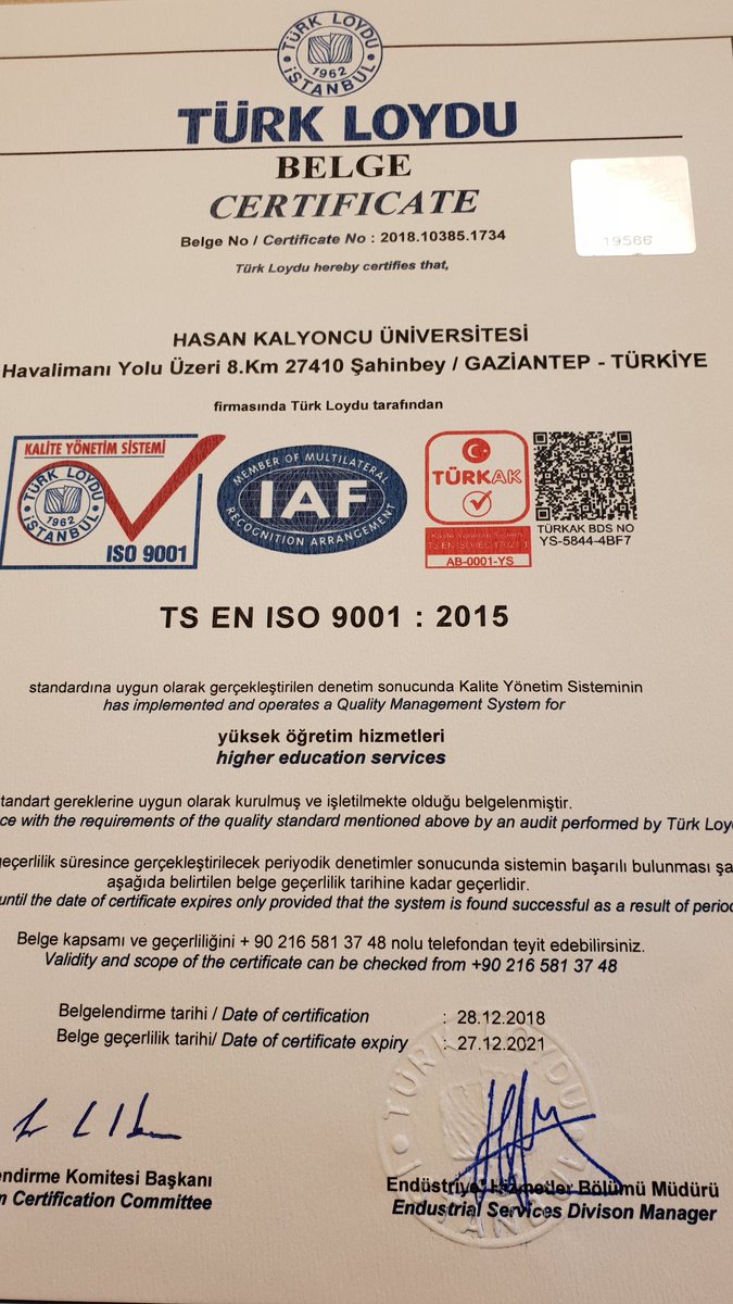Edibe Sözen (@edibesozen) on Twitter photo HKÜ <a href="/hkunv/">Hasan Kalyoncu Üniv</a> ISO 9001 Belgesi almaya hak kazanmıştır.Süreci başlatan <a href="/proftameryilmaz/">Tamer Yılmaz</a> hocamıza,süreci yöneten Rek.Yard.<a href="/yozbay/">yasar ozbay</a> hocamiza,Kalite Koord.Sanem Seçmenoğlu ve Turk Loydu'na <a href="/turkloydu/">Turk Loydu</a> Mütevelli Heyeti Başkanı <a href="/ockalyoncu/">OCK</a> ve Başkanvekili <a href="/Halukkalyoncu/">Haluk Kalyoncu</a> ya teşekkür ederiz HKÜ <a href="/hkunv/">Hasan Kalyoncu Üniv</a> ISO 9001 Belgesi almaya hak kazanmıştır.Süreci başlatan <a href="/proftameryilmaz/">Tamer Yılmaz</a> hocamıza,süreci yöneten Rek.Yard.<a href="/yozbay/">yasar ozbay</a> hocamiza,Kalite Koord.Sanem Seçmenoğlu ve Turk Loydu'na <a href="/turkloydu/">Turk Loydu</a> Mütevelli Heyeti Başkanı <a href="/ockalyoncu/">OCK</a> ve Başkanvekili <a href="/Halukkalyoncu/">Haluk Kalyoncu</a> ya teşekkür ederiz