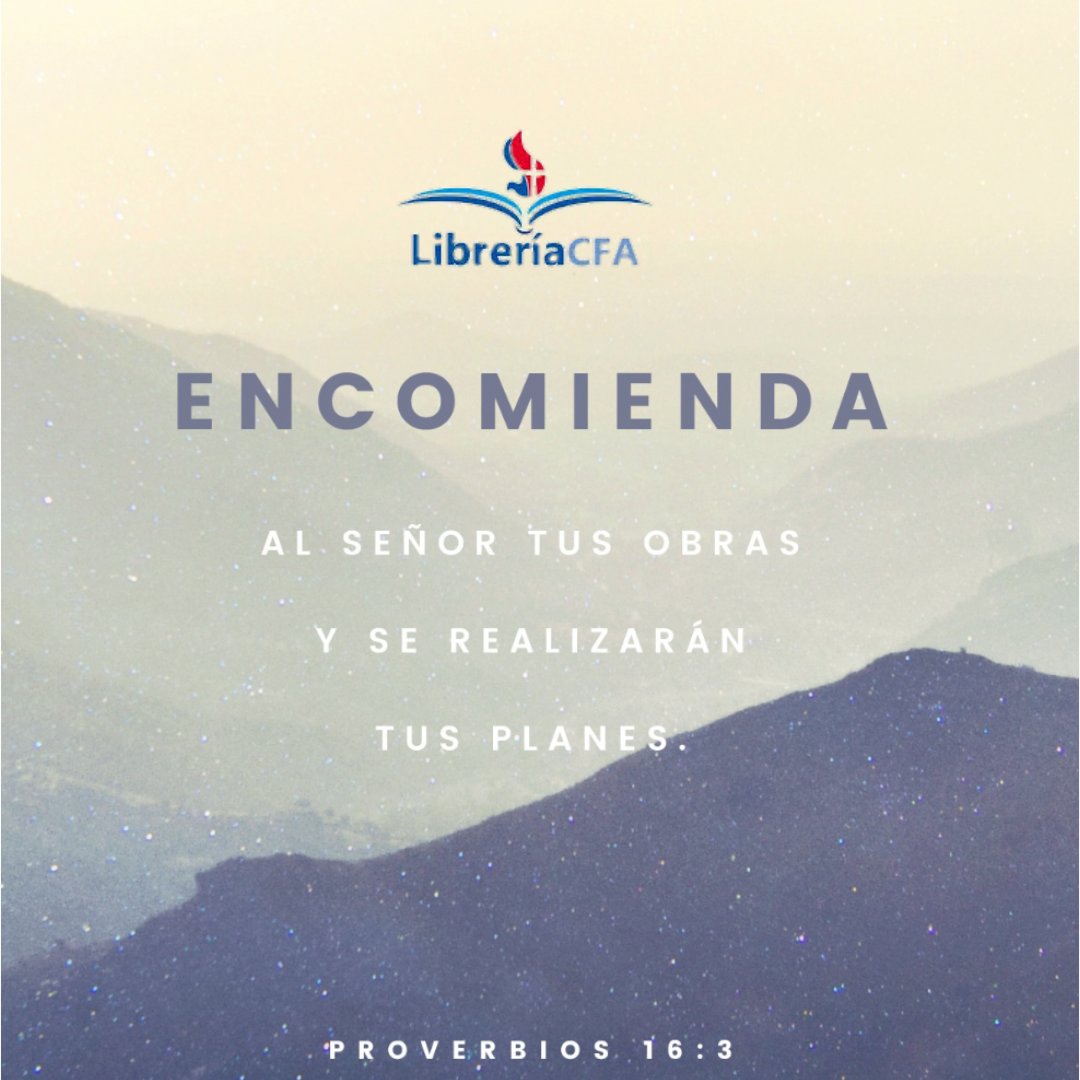 libreriacfa's tweet photo. ¡Bendecido lunes!
#VersículoDiario #obrasrealizadas #Encomendaralseñor #libreriaCFA #Paraguay https://t.co/XixQbXazQd