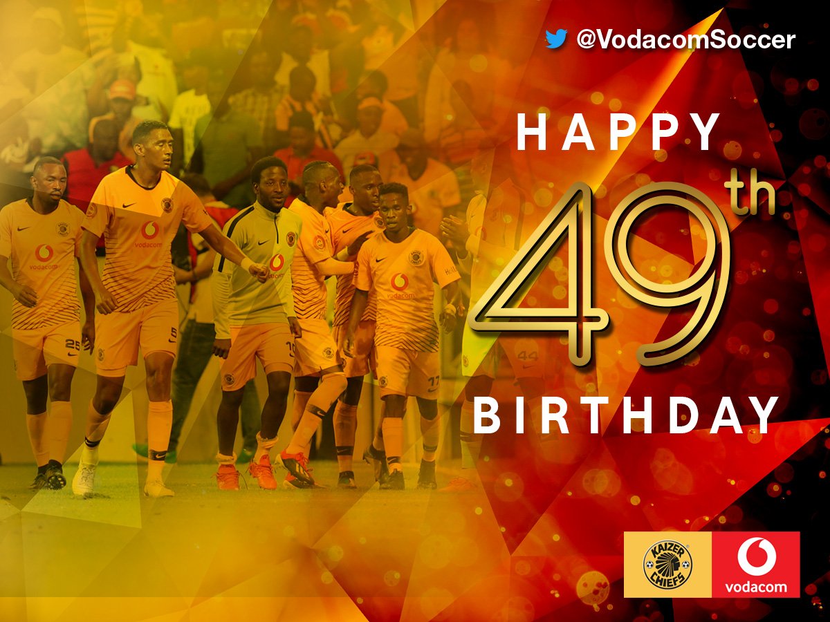 VodacomSoccer's tweet image. Happy 49th Birthday Amakhosi @KaizerChiefs