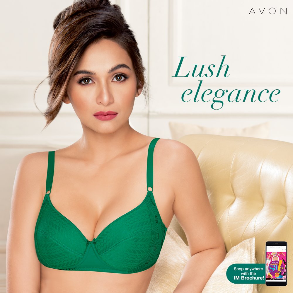 Avon Philippines on X: Feel elegant and comfortable in lace with the Maris  Non-wire Lace Brassiere (P389). Get more stylish #AvonFashions intimates  today by browsing our IM Brochure:  @MercadoJen   /